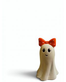 DUCH DUSZEK HALLOWEEN W POMARAŃCZOWEJ KOKARDZIE