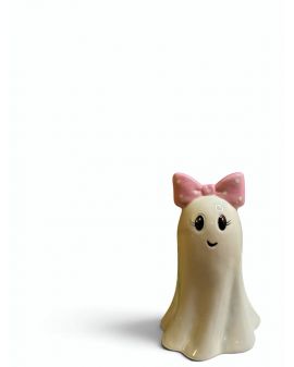 DUCH DUSZEK HALLOWEEN W RÓŻOWEJ KOKARDZIE